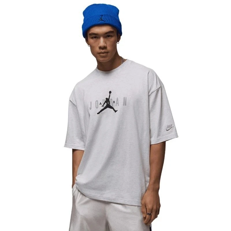 Men's Jordan Brooklyn Air Oversized Crew Gray Size M NEW WITH TAGS!