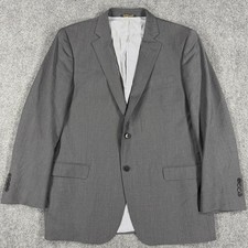 Brooks Brothers Blazer Men 45R Gray Explorer Madison Fit Wool Stretch Sport Coat