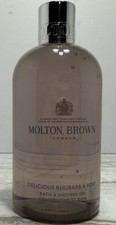 Molton Brown Delicious Rhubarb Rose Bath and Shower Gel 10 fl oz 300 ml