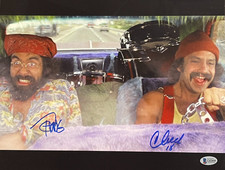 Tommy Chong Cheech Marin Signed 11x14 Photo Up in Smoke Autograph Beckett COA