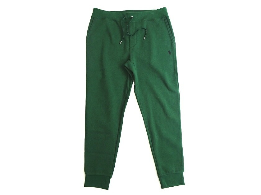 Polo Ralph Lauren Felpa Foderata in Pile Pony Ricamo Pantaloni Jogger Verde M