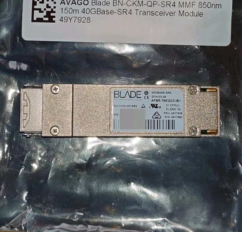 Blade BN-CKM-QP-SR4 MMF 850nm 150m 40GBase-SR4 Transceiver Module 49Y7928