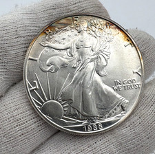 USA 1 One Dollar Liberty Oncia 1988 - Argento Silver