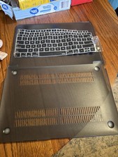 Hard Shell Ventilated Case With Silicone Keyboard Cover for MacBook Air M1 13-In