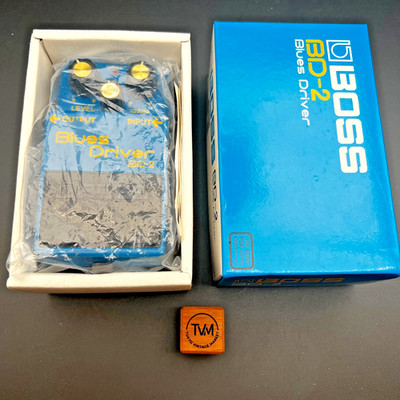 Rare 1995 BOSS BD-2 Blues Driver First Year AH Serial Early Vintage Box