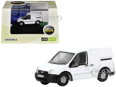 FORD TRANSIT CONNECT VAN RHD FROZEN WHITE 1/148 (N) SCALE BY OXFORD NFTC005