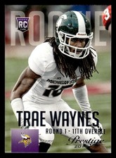 2015 Panini Prestige #293 Trae Waynes Rookie Card Minnesota Vikings. rookie card picture