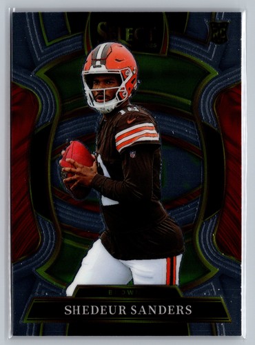 2025 Panini Select Shedeur Sanders [Zebra Prizm Shock] #54 card