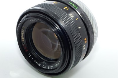 Canon FD SSC 55mm f1.2 Aspherical Lens. Box. Hood. Caps. RARE | eBay