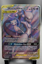 Mewtwo & Mew GX (Full Art) 222/236 Sm-Unified Minds Holo on eBay