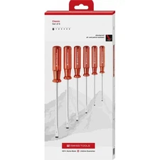 PB Swiss PB 1510.CBB Classic Screwdriver Set, Slotted, 6 pcs