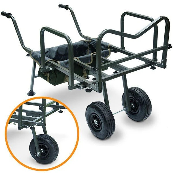 Carp Fishing Barrow NGT Dynamic Trolley Double – Single Wheel