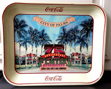 75th Anniversary (1911-1986) Coca-Cola City of Palms Serving Tray, 13" x 10 3/4"
