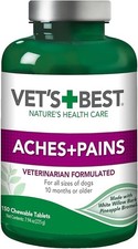 Vet  s Best Aches  Pains Vet Formulated All Size Dogs 10 Mo