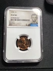 Beautiful High Grade 1958 Lincoln Cent.  NGC GRADED PROOF 67 RED
