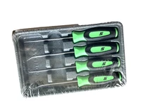 Snap-on 4-pc Miniature Green Soft Handle Pick Set SGASA204CG NO TRAY*