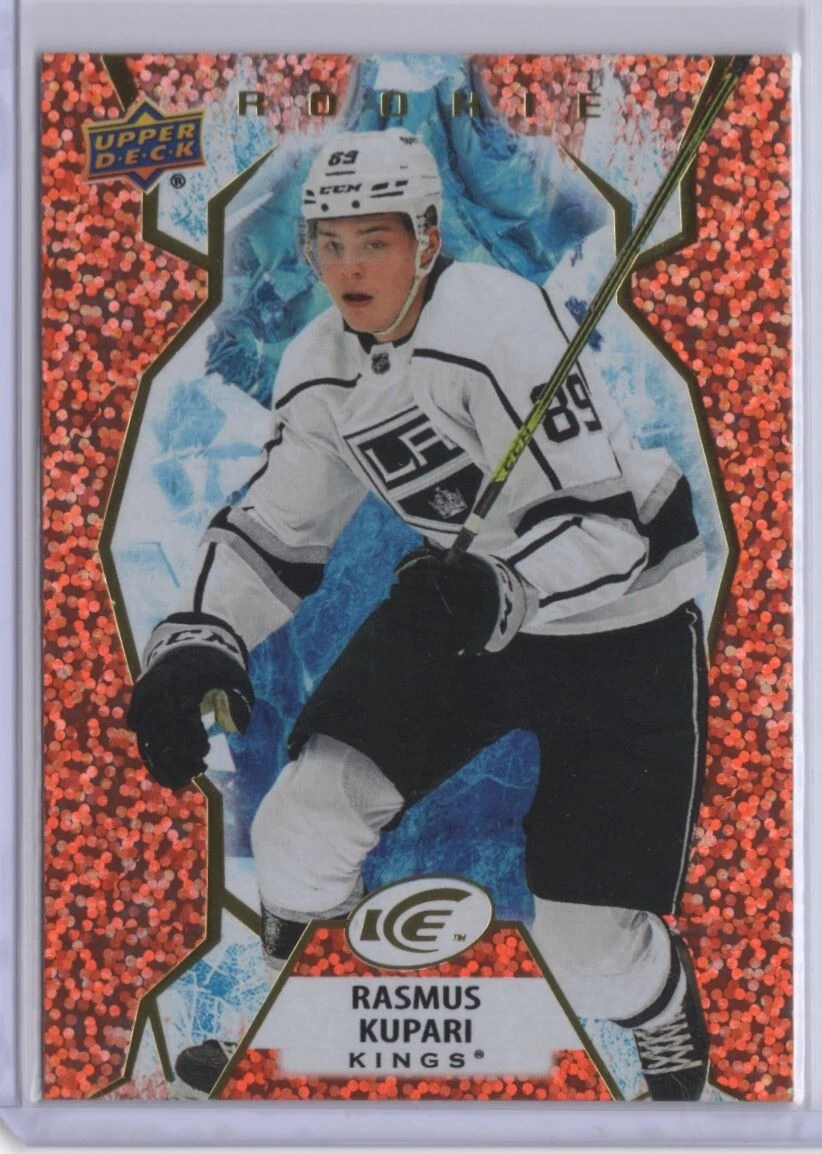 2021-22 RASMUS KUPARI UPPER DECK ICE ROOKIE ORANGE PARALLEL RC