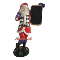 Weihnachtsmann Nikolaus Advent Santa Claus Lebensgroß Figur Werbefigur Tafel Neu