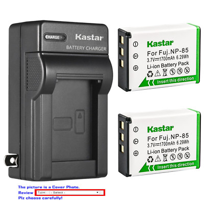 Kastar Battery Wall Charger for Fuji NP-85 BC-85 & Fujifilm Finepix SL300 Camera