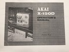 Akai X-150D Reel to Reel Operators Guide + Spec Sheet — photo 2