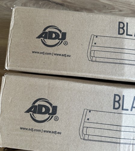 (6) American DJ ADJ BLACK-24BLB 24" Blacklight Tubes Fixture Reflector w/Switch - Picture 2 of 4