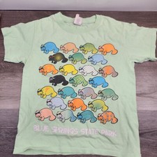 Vintage Youth Walrus Shirt Blue Springs State Park Size XS