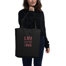 Eco   Dog Mom Tote Bag
