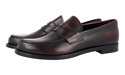 CLASSIC PRADA PENNY LOAFER DRESS SHOES 2DB158 CORDOVAN 