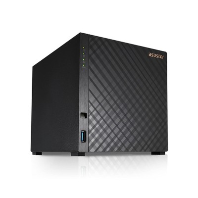 Asustor Drivestor 4 AS1104T - 4 Bay NAS, 1.4GHz Quad Core, Single 2.5GbE Port...