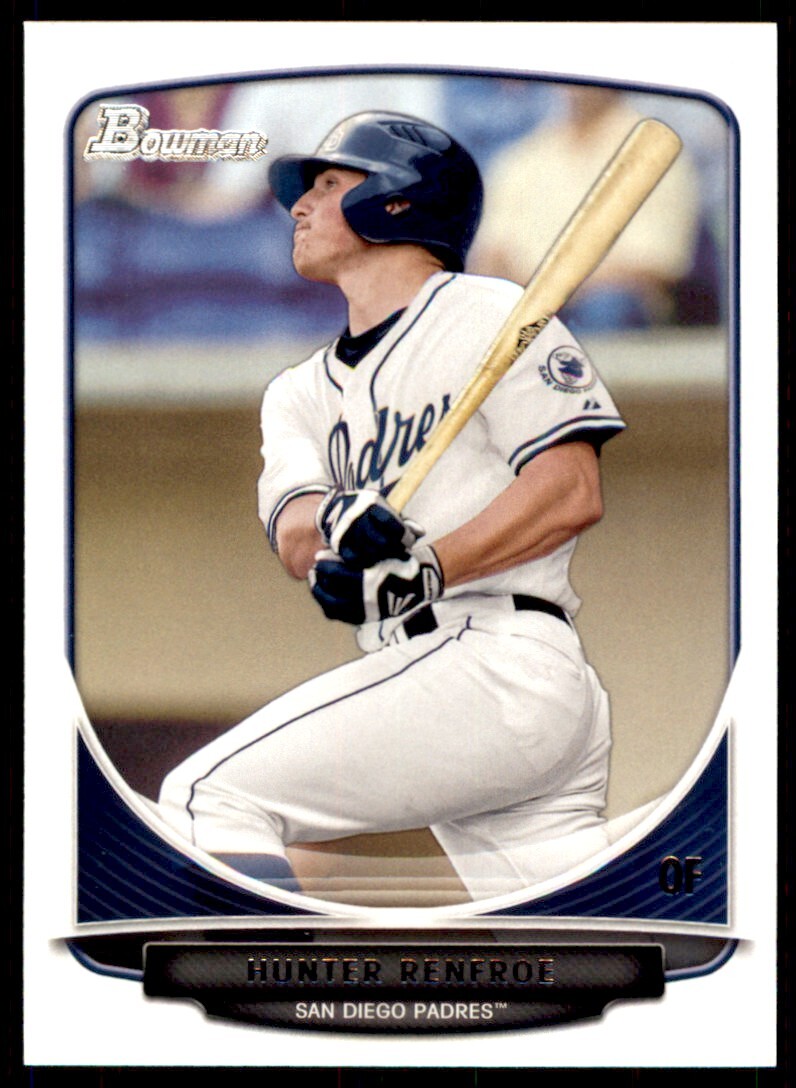 2013 Bowman Draft Picks & Prospects Chrome #BDPP16 Hunter Renfroe 2 San Diego
