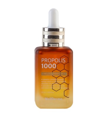 WellDerma propolis 1000 energy ampoule 50ml, Korean Cosmetics, Kbeauty, sample