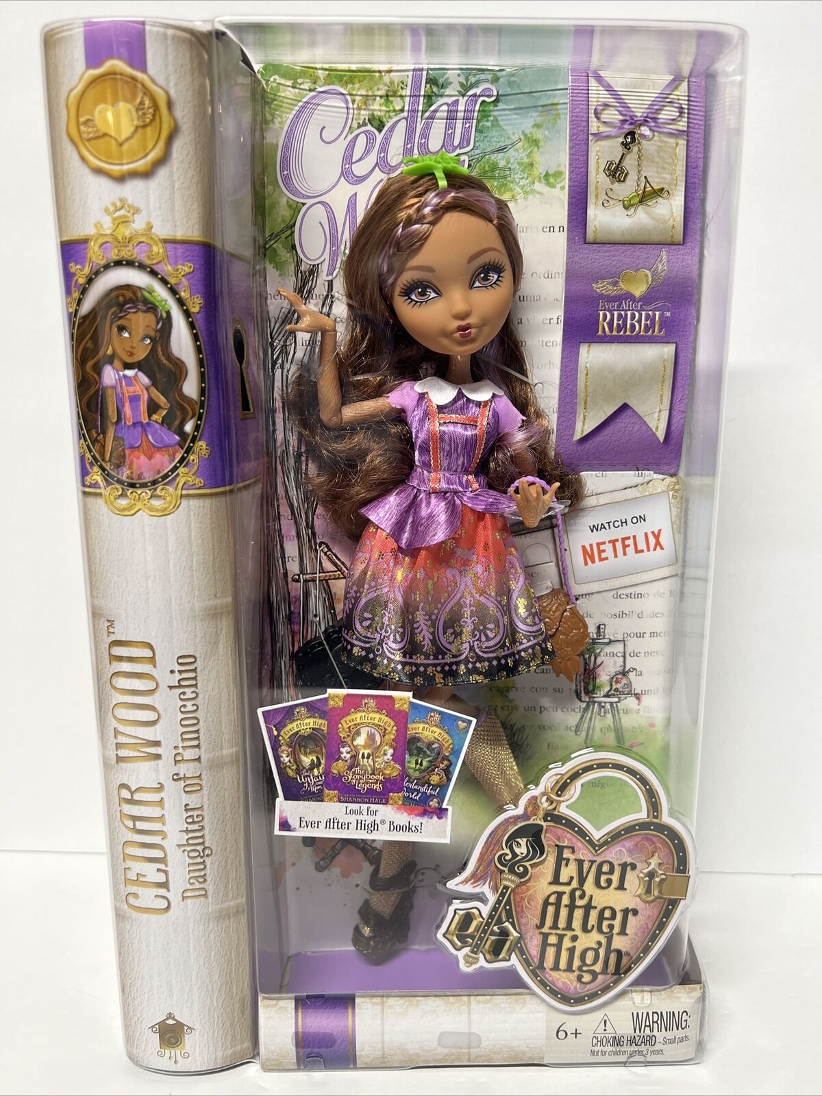 Mattel EVER AFTER HIGH 1st Edition Rebel CEDAR WOOD Fashion Doll ~ BDB11  2014