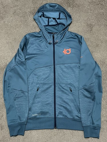 Nike KD Kevin Durant Zip Up Hoodie Jacket Therma-Fit Green Men's Size Medium - Picture 4 of 22