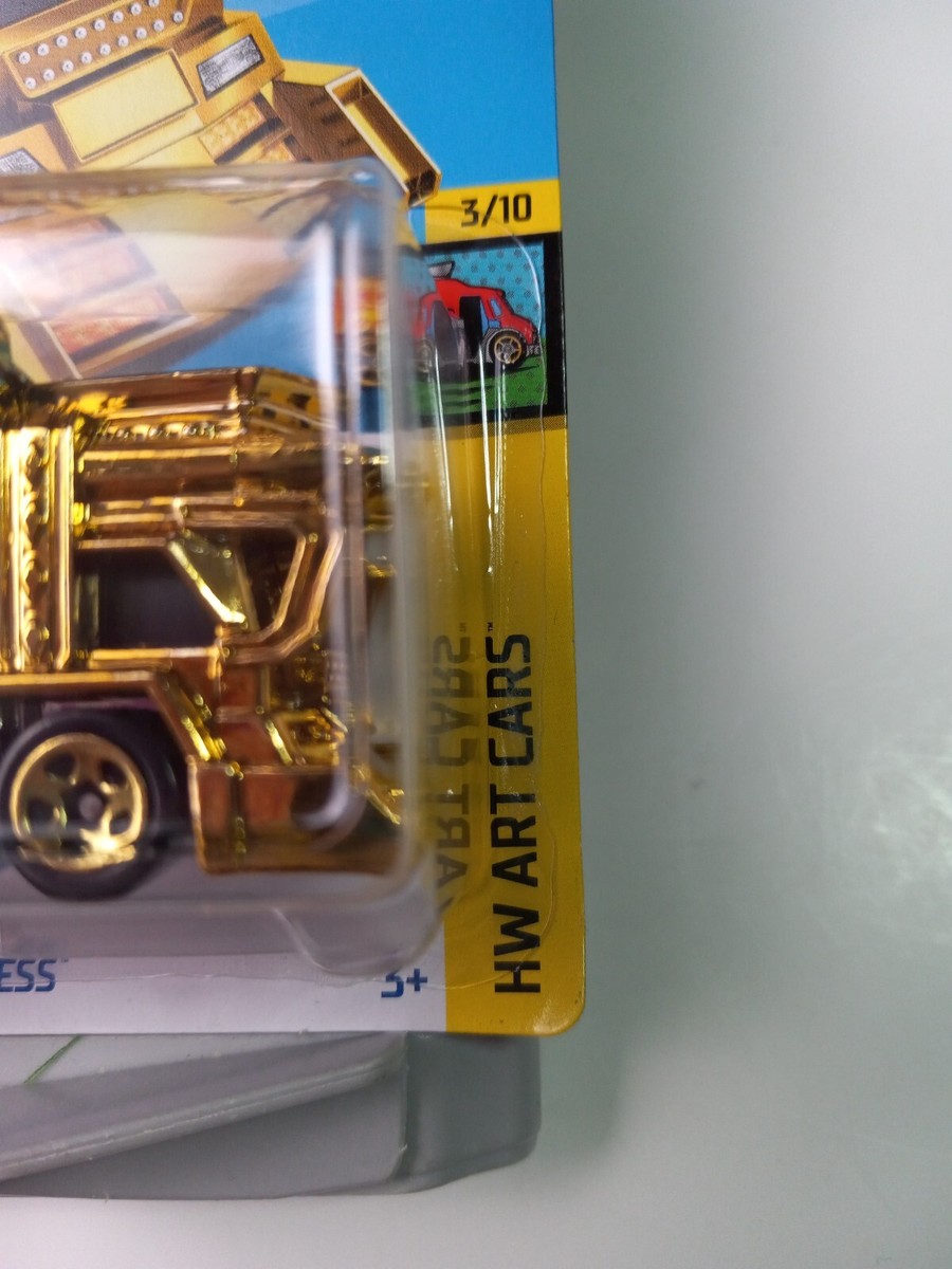 Hot Wheels HW Art Cars 3/10 Ryu's Rides Raijin Express 87/250 GOLD