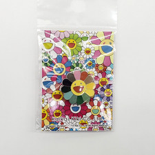 Takashi Murakami Kaikai Kiki Flower Pin Rainbow Badge Brooch Japan