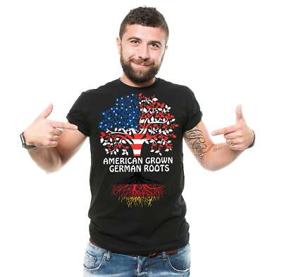 American Grown With German Roots Shirt Germany Flag Shirt Germany Gift Shirt