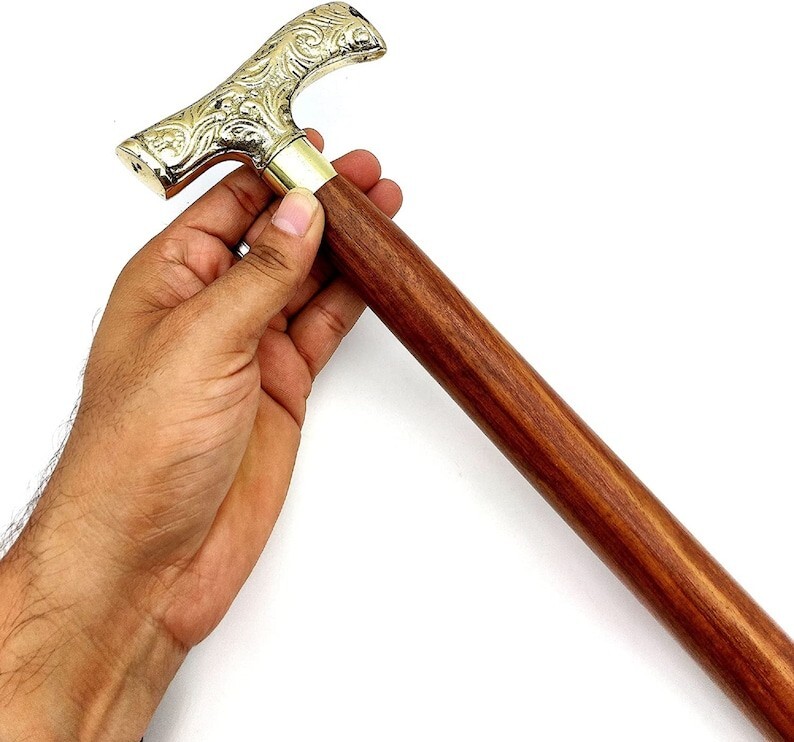 Victorian Solid Brass Handmade Derby Designer Sty… - image 3