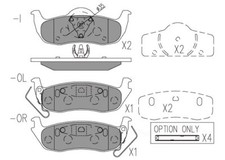 Disc Brake Pad Set-Super Brakes Dash 4 Brake SCD1087