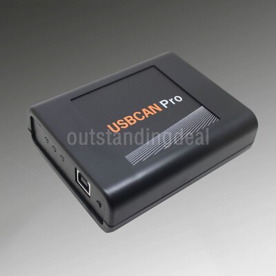 USBCAN-Pro USBCANPro USB to CAN Adapter USB CAN Analyzer w/ Black Shell