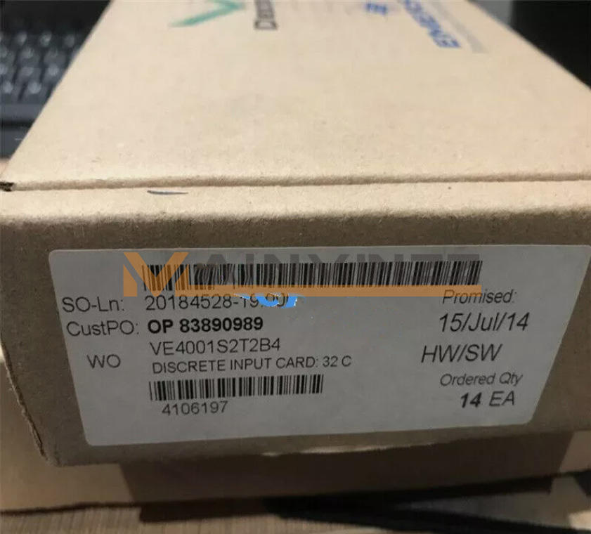 1PCS NEW Emerson VE4001S2T2B4 Discrete Input Card