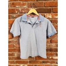 Nautica youth powder blue collared polo. Size Large.