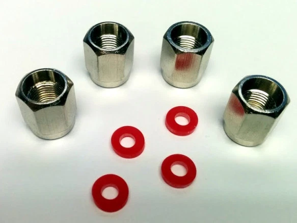 Billet Pontiac Trans Am TransAm Formula Firebird Blue Bird Valve Stem Caps NICE - Image 3 of 4