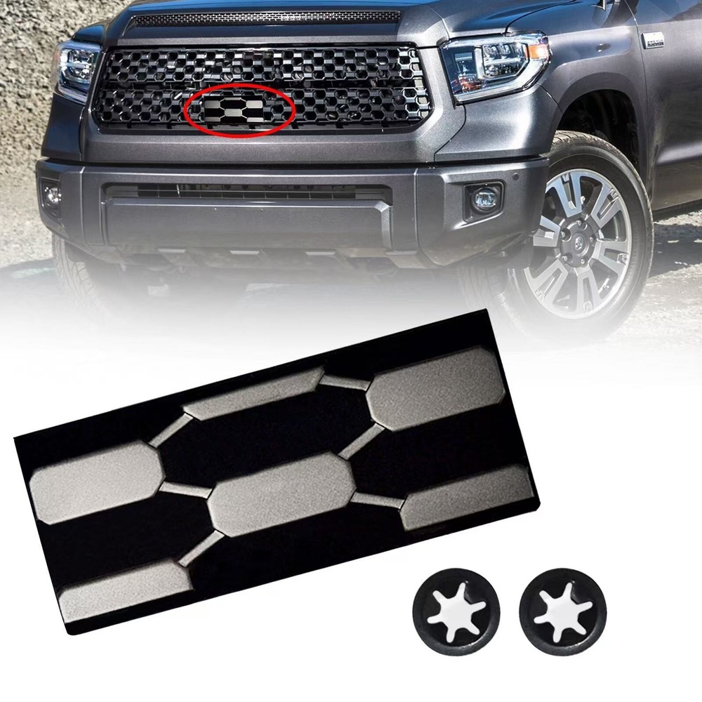 Front Grille Garnish Radiator Sensor Cover For 2018-2021 Toyota Tundra TRD PRO