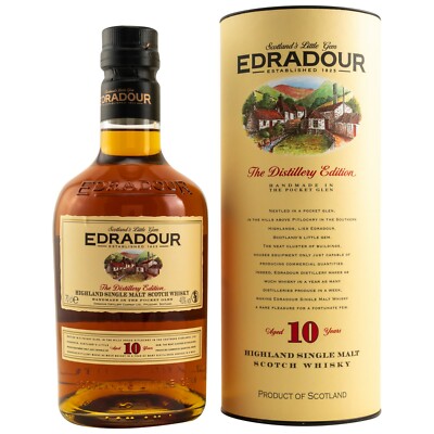 Edradour 10 Jahre SHERRY CASK - Highland Single Malt Scotch Whisky - 0,7l