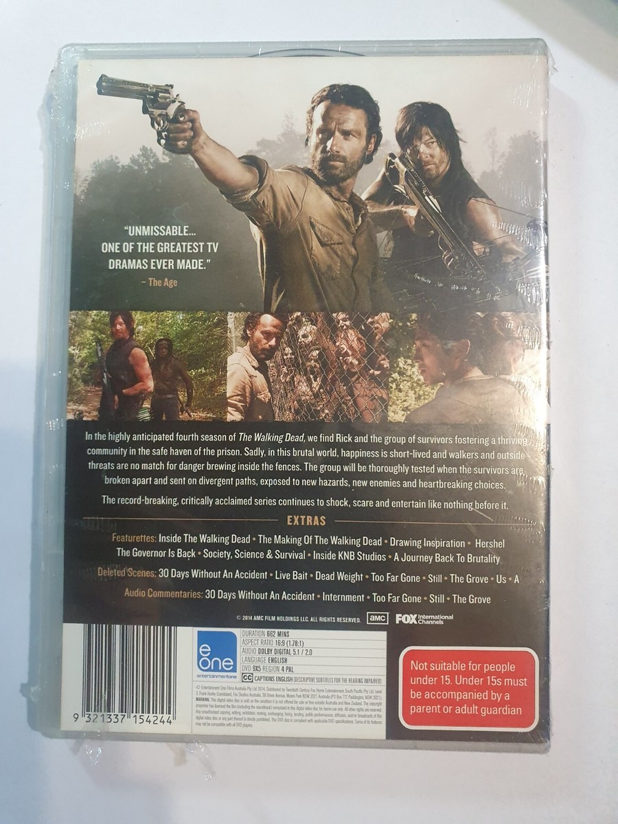 THE WALKING DEAD SEASON DVD DISCS R4 NEW/SEALED FREE