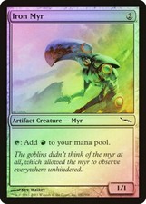 Mirrodin  MTG  FOIL  Iron Myr  Magic
