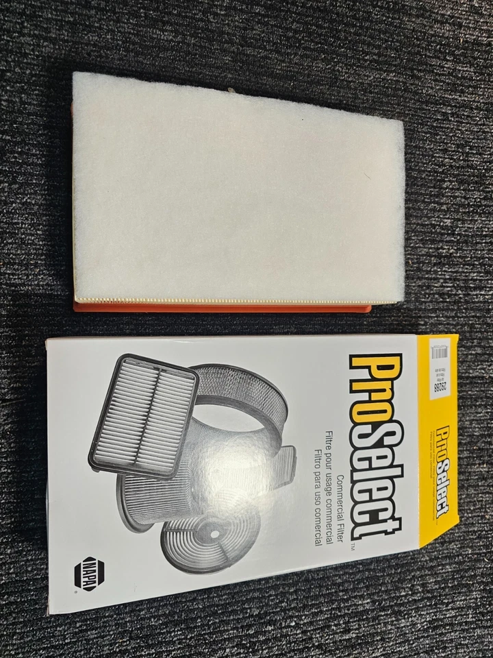 (CANTIDAD 6) Filtro de aire panel Napa ProSelect 29288 celulosa para Chevy Impala 14-16 Foto 2 de 4