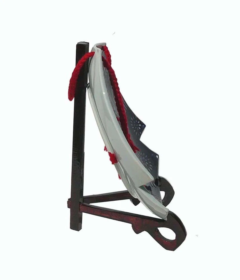 Plato decorativo chino fusión azul y blanco ss730 Foto 2 de 4