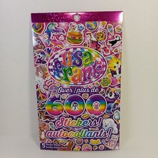 New Retro LISA FRANK Sticker Book Over 600 Stickers 90  s Unicorns Puppies Kitty