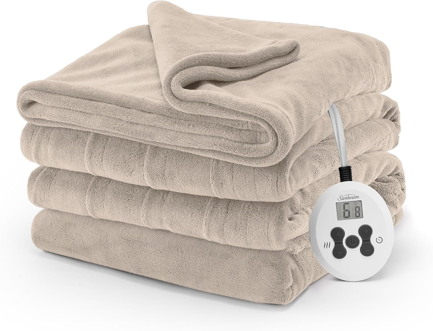Royal Luxe Mushroom Heated Blanket - Full